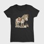 Christmas Whimsical Horse, Tricou Femei