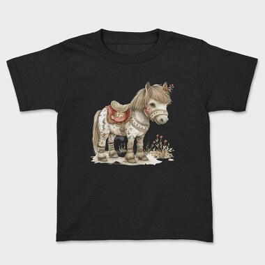 Christmas Whimsical Horse, Tricou Copii