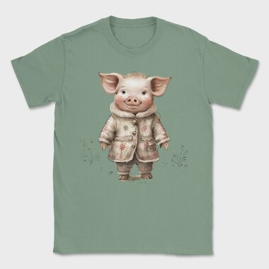 Christmas Whimsical Pig, Tricou Barbati (Unisex)