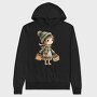 Christmas Whimsy Girl 2, Hanorac Oversize Barbati (Unisex)
