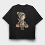Christmas Whimsy Girl 2, Tricou Oversize Barbati (Unisex)