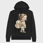 Christmas Whimsy Girl, Hanorac Oversize Barbati (Unisex)