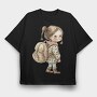 Christmas Whimsy Girl, Tricou Oversize Barbati (Unisex)