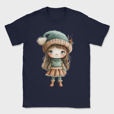 Christmas Winter Girl, Tricou Barbati (Unisex)