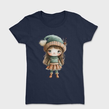 Christmas Winter Girl, Tricou Femei