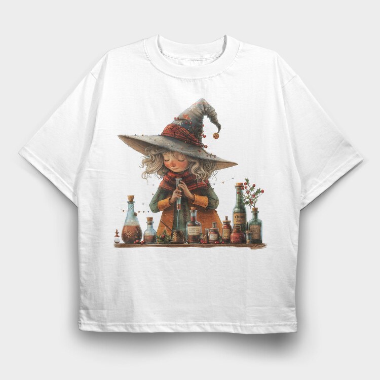 Christmas Witch Bottles, Tricou Oversize Barbati (Unisex)