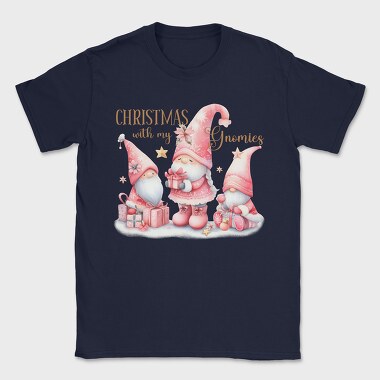 Christmas With My Gnomies, Tricou Barbati (Unisex)