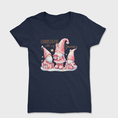 Christmas With My Gnomies, Tricou Femei