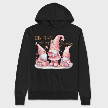 Christmas With My Gnomies, Hanorac Oversize Barbati (Unisex)