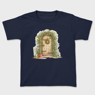 Christmas Wooden Door, Tricou Copii