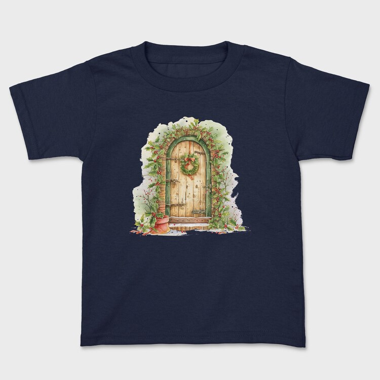 Christmas Wooden Door, Tricou Copii