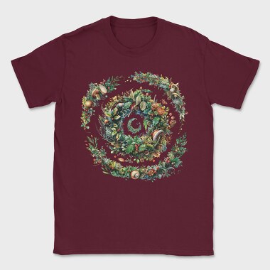 Christmas Wreath Garden, Tricou Barbati (Unisex)