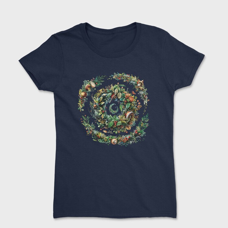 Christmas Wreath Garden, Tricou Femei