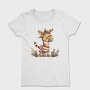 Christmas Zebra Patchwork, Tricou Femei