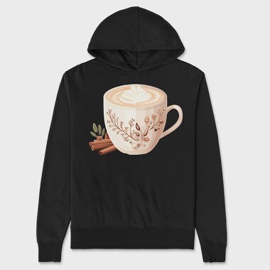Cinnamon Latte Sprig, Hanorac Oversize Barbati (Unisex)