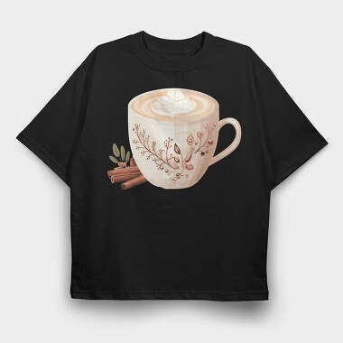 Cinnamon Latte Sprig, Tricou Oversize Barbati (Unisex)