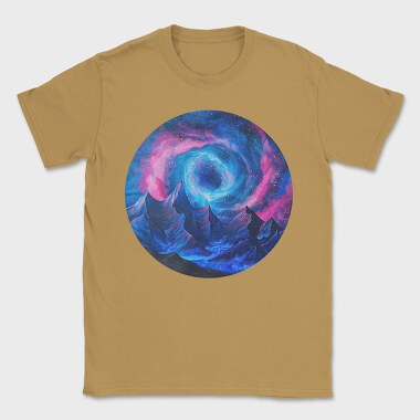 Circle Galactic Mountain Range, Tricou Barbati (Unisex)