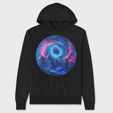 Circle Galactic Mountain Range, Hanorac Oversize Barbati (Unisex)