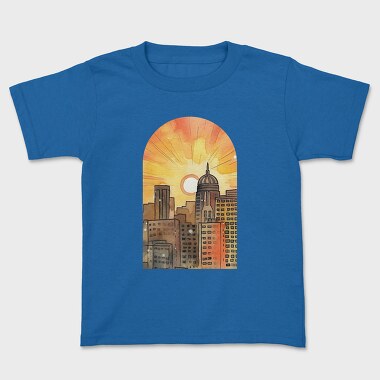City Skyline Sunset, Tricou Copii