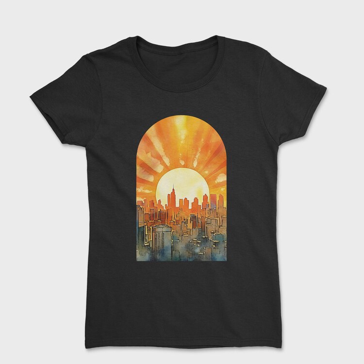 City Sunset Niche, Tricou Femei