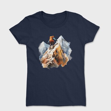 Climber On Peak, Tricou Femei