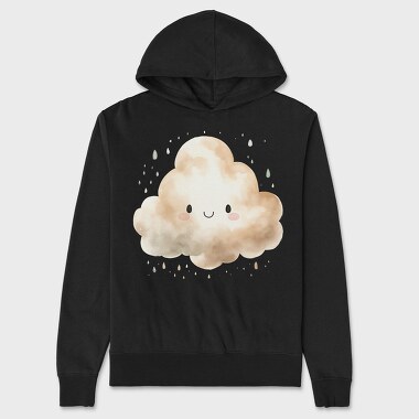 Cloud Rain Splash, Hanorac Oversize Barbati (Unisex)
