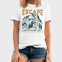 Escape Cabin Mountain, Tricou Barbati (Unisex)