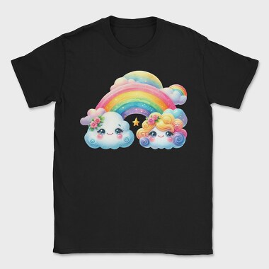 Cloud Rainbow Clouds, Tricou Barbati (Unisex)