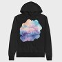 Cloud Sky Glow, Hanorac Oversize Barbati (Unisex)