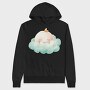 Cloud Sleepy Stars, Hanorac Oversize Barbati (Unisex)