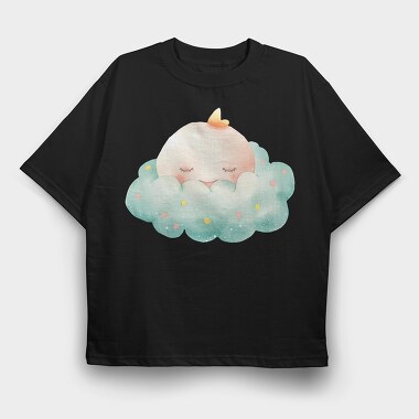 Cloud Sleepy Stars, Tricou Oversize Barbati (Unisex)