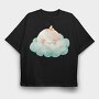 Cloud Sleepy Stars, Tricou Oversize Barbati (Unisex)