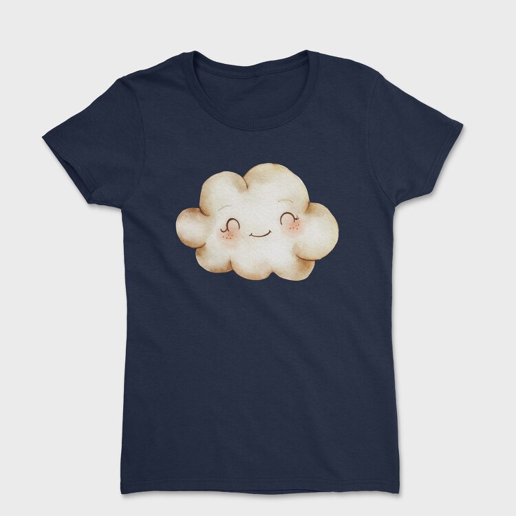 Cloud Smiling Face, Tricou Femei
