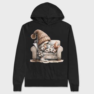 Coffee Gnome Club, Hanorac Oversize Barbati (Unisex)