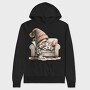 Coffee Gnome Club, Hanorac Oversize Barbati (Unisex)