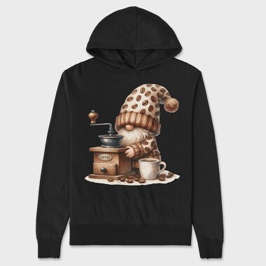 Coffee Gnome Grind, Hanorac Oversize Barbati (Unisex)