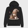 Coffee Gnome Grind, Hanorac Oversize Barbati (Unisex)