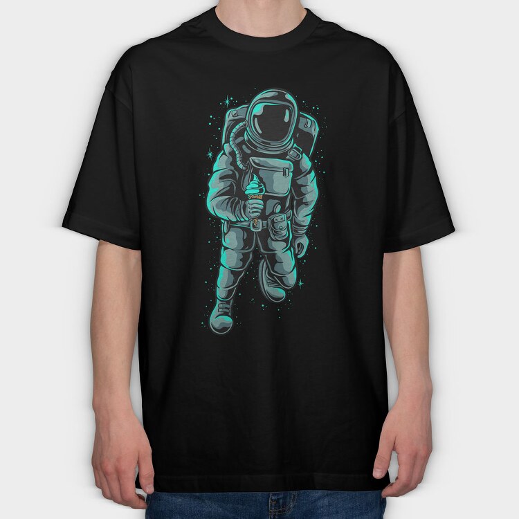 Space Ice Cream, Tricou Oversize Barbati (Unisex)