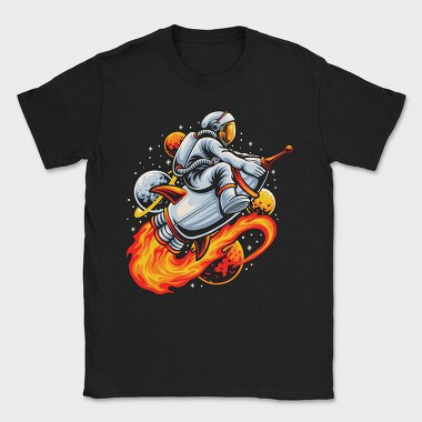 Space Rocket Rider 1, Tricou Barbati (Unisex)