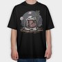 Space Sprout Helmet, Tricou Oversize Barbati (Unisex)