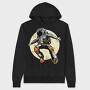 Spacewalk Moonwalk, Hanorac Oversize Barbati (Unisex)