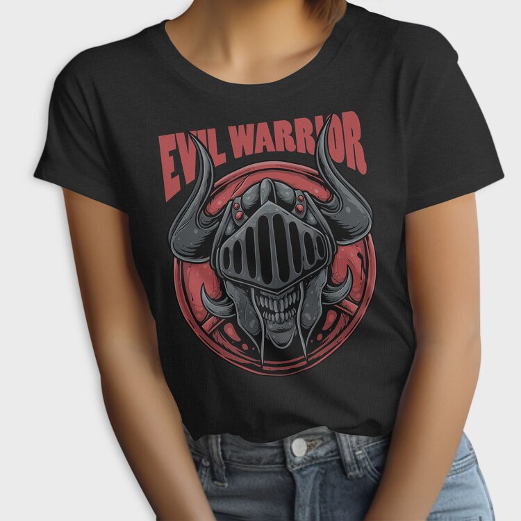 Evil Warrior Skull, Tricou Femei