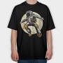 Spacewalk Moonwalk, Tricou Oversize Barbati (Unisex)