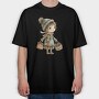Christmas Whimsy Girl 2, Tricou Oversize Barbati (Unisex)