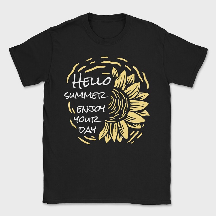 Sunflower Breeze, Tricou Barbati (Unisex)