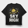 Sunny Smile Vibes, Tricou Oversize Barbati (Unisex)