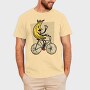 Banana Riding Bike, Tricou Barbati (Unisex)