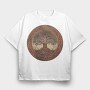 Tree of Life 2, Tricou Oversize Barbati (Unisex)