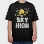 Sunny Smile Vibes, Tricou Oversize Barbati (Unisex)