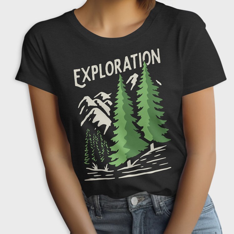 Exploration Evergreen, Tricou Femei